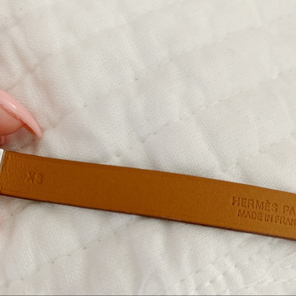 HERMES java 10 leather bracelet - Picture 4 of 5
